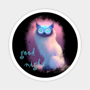 A CatOwl in a dream world. Magnet